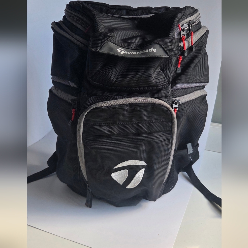 TaylorMade Players Backpack Black and Gray